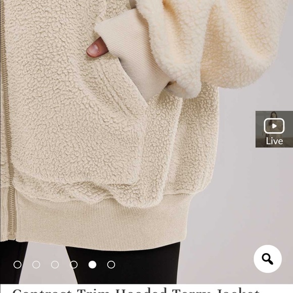 Nap Loungewear Hooded Terry Jacket - Picture 4 of 5